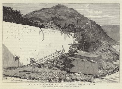 La colisión ferroviaria fatal cerca de Monte Carlo de Joseph Nash